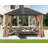 12 Ft. W x 10 Ft. D Polycarbonate Roof Patio Gazebo-69995775