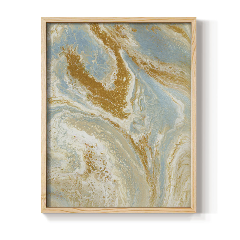 C41, reproduction encadrée - bois massif, Naturel, H 15 po x l 12 po