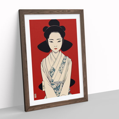 Gentle Geisha - Wrapped Canvas Print
