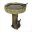 Bains d'oiseaux | Bain d'oiseaux en béton pour l'extérieur Ciment béton | Piédestal à un niveau Birdbath