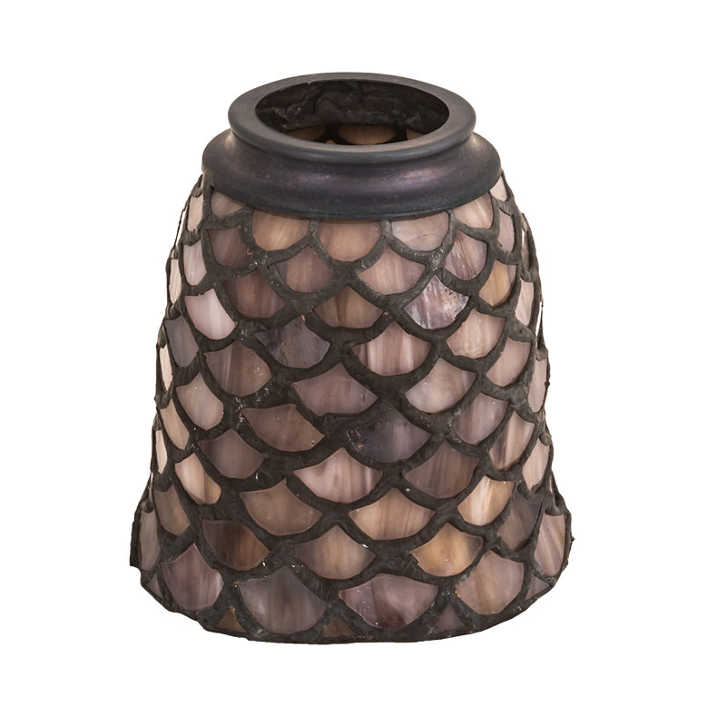 Tiffany Fishscale Fan Lighting Shade
