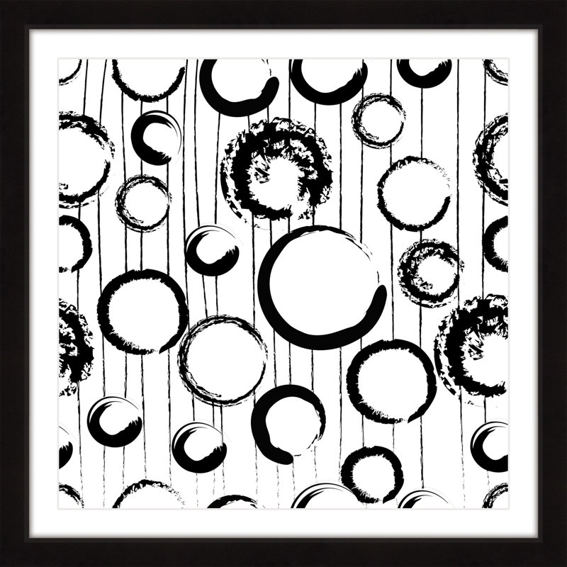 Single Picture Frame Print, 41 x 41cm, Black