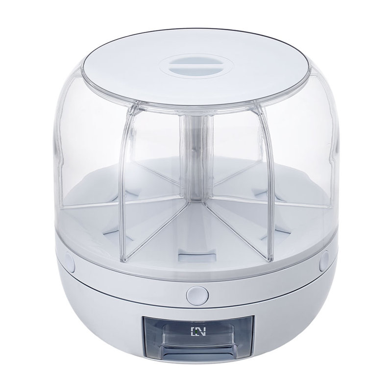 Food Storage Container, White；Clear