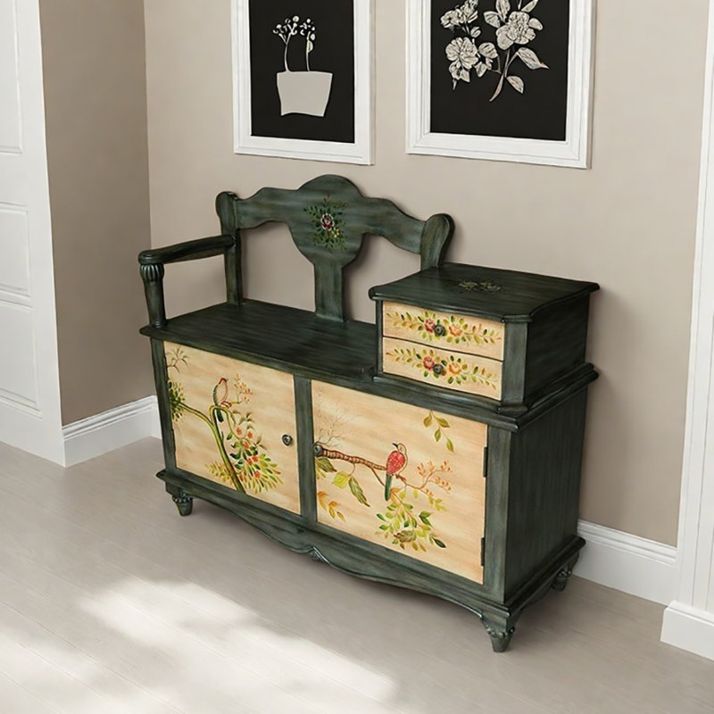 45.3in Multi-functional Shoe Change Stool