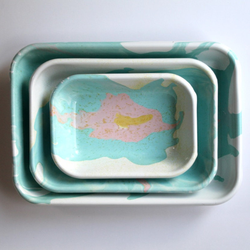 Elifle Enamelware Platter