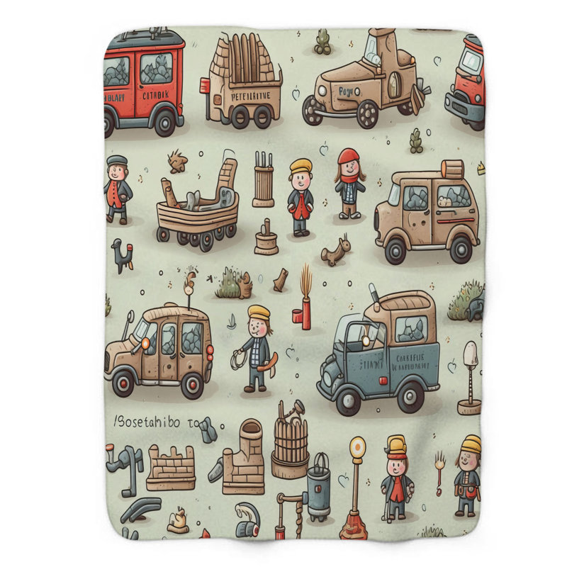 Downsized vehicles - 1 Piece Premium Blanket, Twin