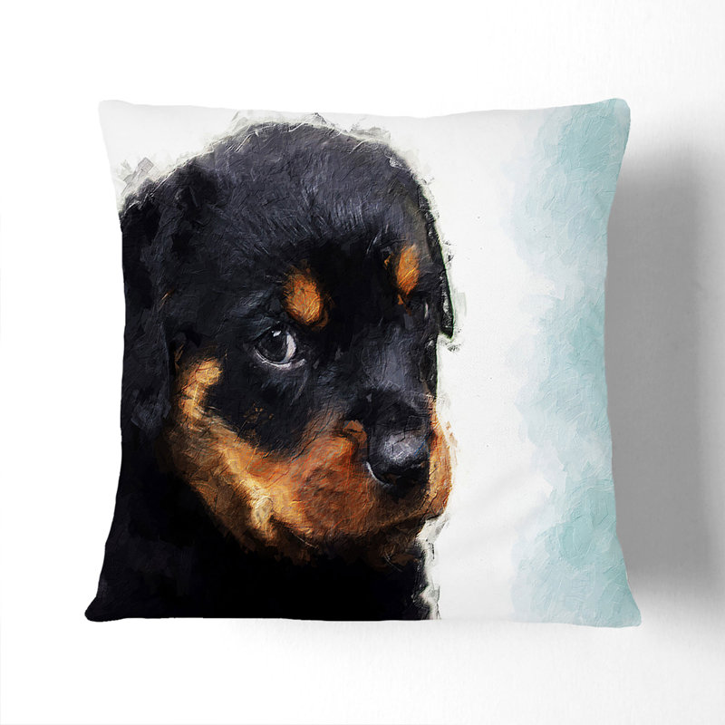 Square Throw Cushion, 40cm H x 40cm W x 15cm D