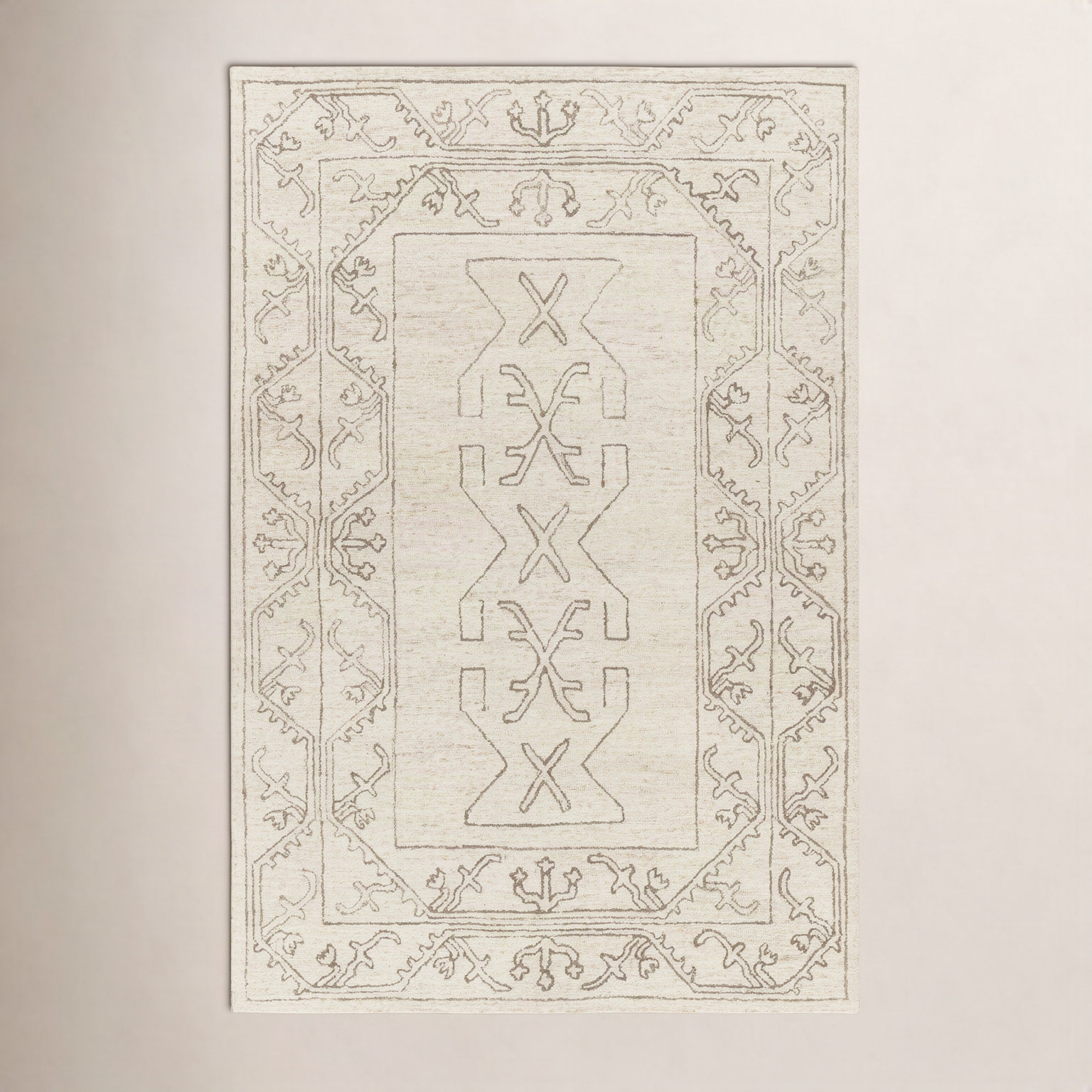 Milada Hand-Tufted Oriental Rug, Rectangle 8'10" x 12'