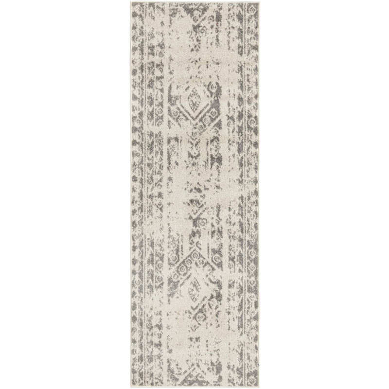 Geometric Indoor Rug, Runner 2'7" x 8'