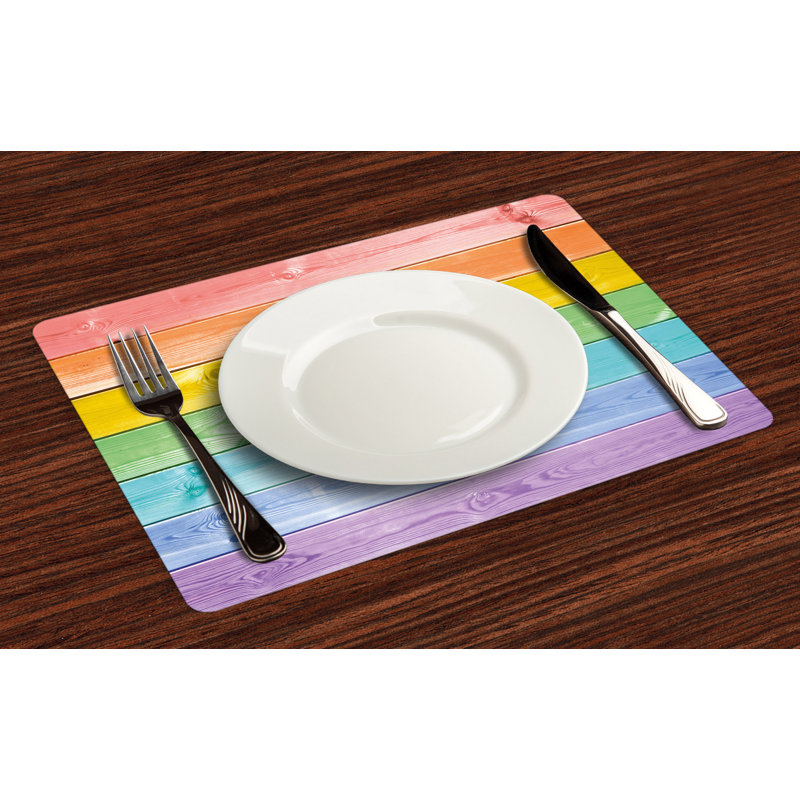 Ashmin Wooden Planks Placemat