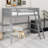 Solid Wood Loft Bed With Ladder-272117119