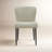 Estrella Boucle And Metal Legs Dining Chair-709672510