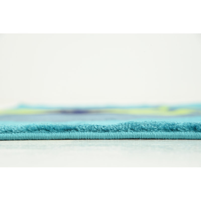Tapis turquoise Danoush, Rectangle 8 pi x 10 pi