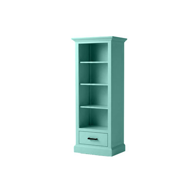 Modern Solid Wood Bookcase with lower drawer