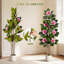 Figuier artificiel avec fleurs de magnolias rose-2127874777-2127874759