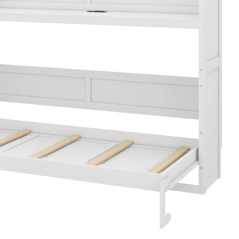 Lit escamotable avec bureau intégré