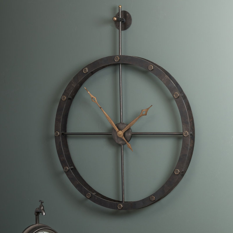 Metal Analog Wall Clock