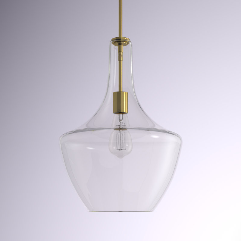 Luminaire suspendu unique et spectaculaire Petalite, Laiton vieilli