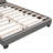 Upholstered PU Leather Platform Bed