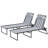 Outdoor Chairs,2 Folding Chaise Lounge-370391224