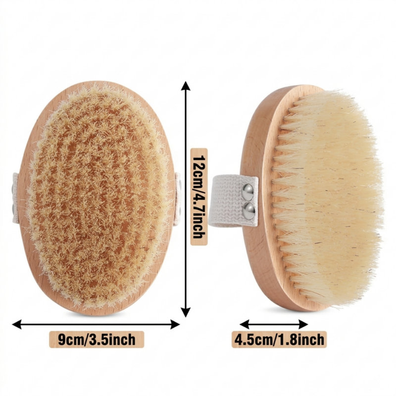 Brosse à poils de sanglier doux pour les chiens et les chats à poils courts, réduit la perte de poils, conception ergonomique, facile à tenir, réduit le stress du poignet, idéal pour le toilettage quotidien