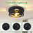 11 In. 2-Light Farmhouse Black Flush Mount Ceiling Light Fixture With Turnable Light Cap (1-Pack)-865008264-865008262