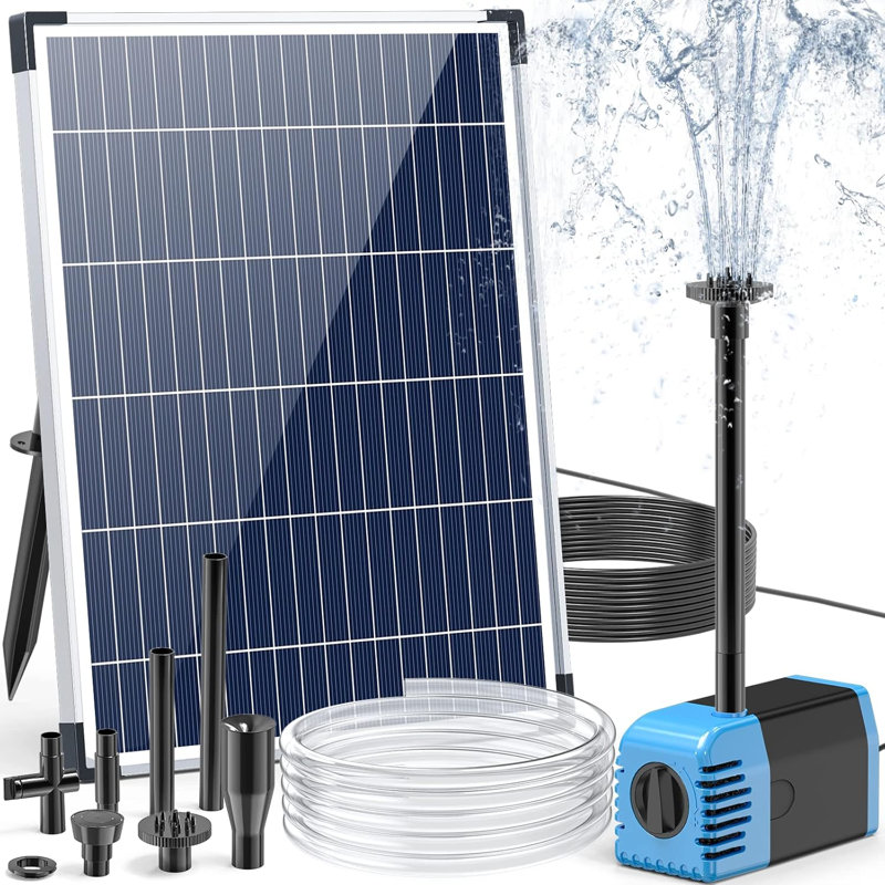 Pompe de fontaine solaire submersible 12W