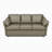Ramdev Top Grain Leather Sofa Bed with Cushioned Back and Pillow Top Arm-35667433