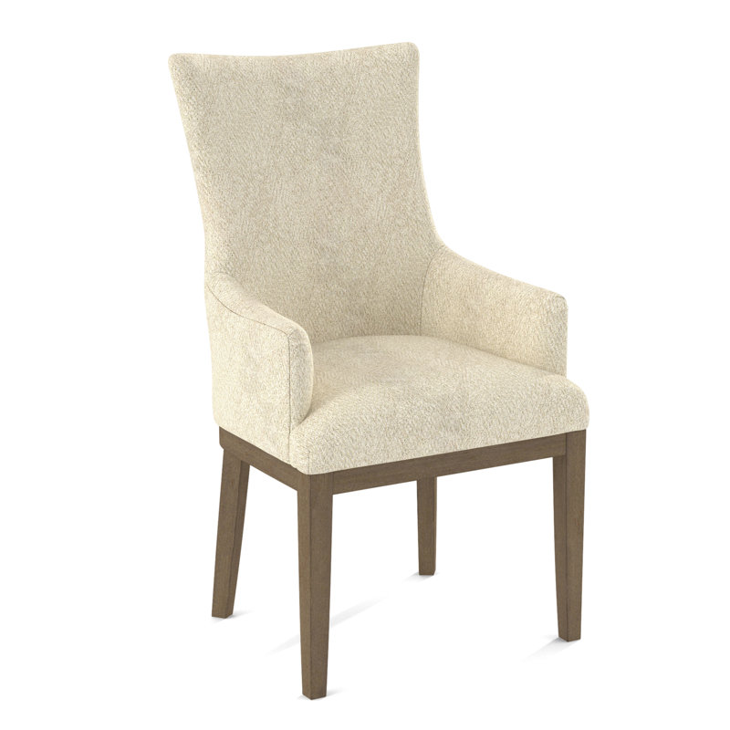 19'' H Upholstered Armchair, Weathered Gray, 61645-65