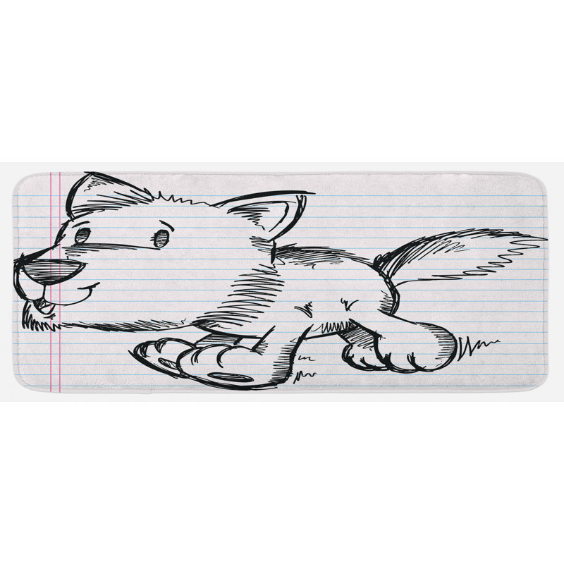 Tapis de cuisine Doodle