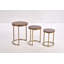 Table gigogne en bois massif Mandal