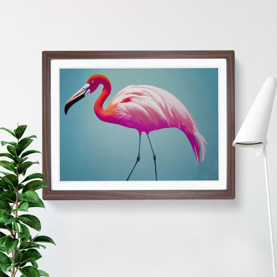 Ingenious Flamingo - Single Picture Frame Print
