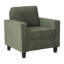 Fauteuil d'appoint en velours côtelé Alton