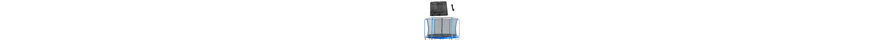 Machrus Upper Bounce Trampoline Safety Net for Round Trampolines using 6 Curved Poles-1587322952
