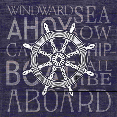 «Ship Words», impression sur toile 2
