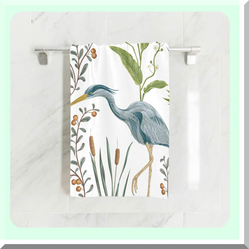 Heron Haven Ultra Soft Hand Towel - Luxury Bathroom Towels 30x15