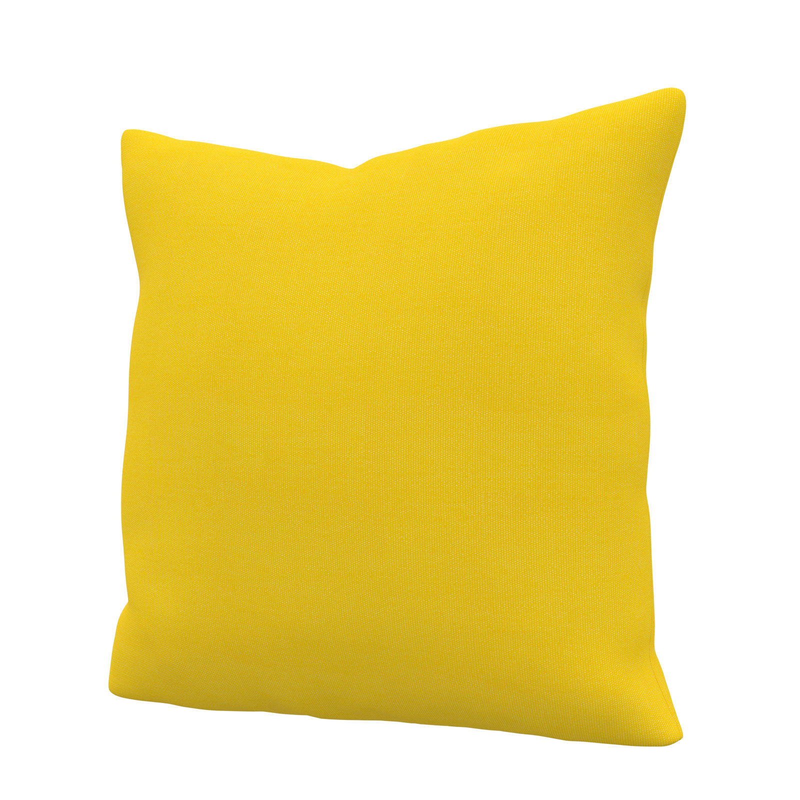 Sunbrella® Throw Pillow, Square 24", Sunbrella Canvas Sunflower Yellow
