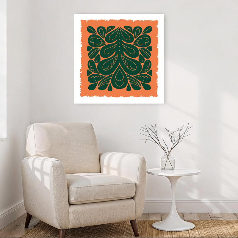Impression d'art mural Nordic Folk Tree, 32" H x 32" W