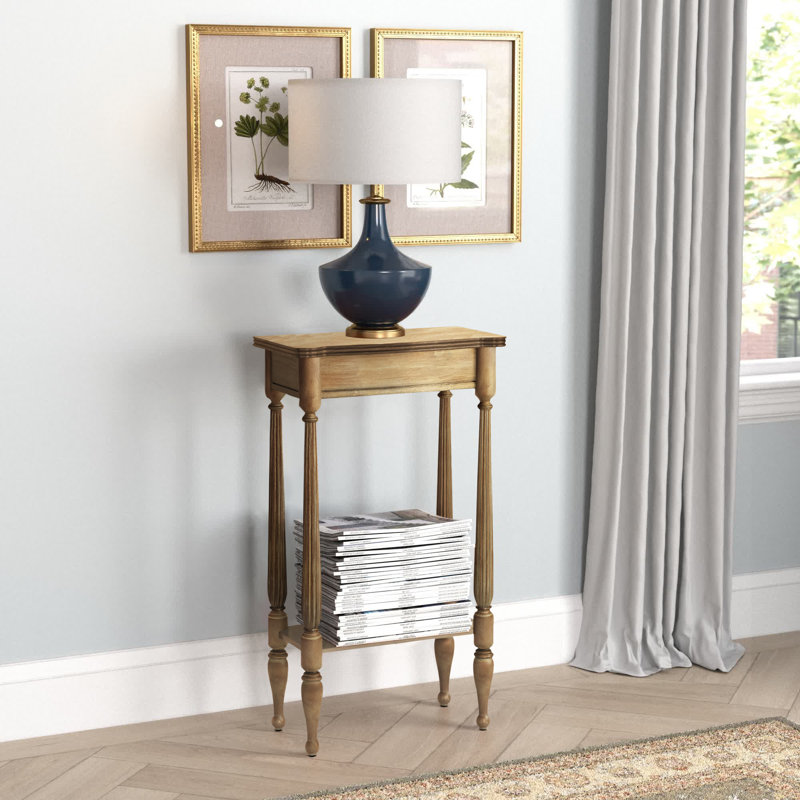 Dalzell 17.5" Console Table, Driftwood