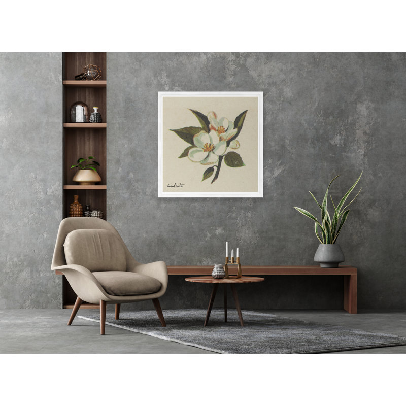 White Blossom II Print, White