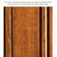 Tablettes suspendues fonctionnelles en bois pour garde-robe