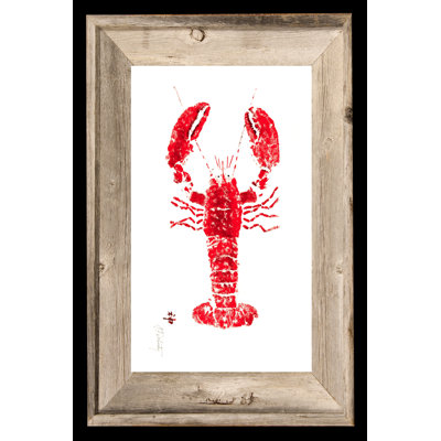 Red Lobster' by JFD Framed Painting Print