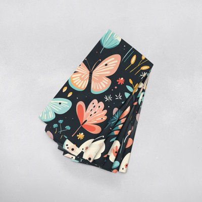 Ensemble de serviettes 6 pièces Betty's Butterflies