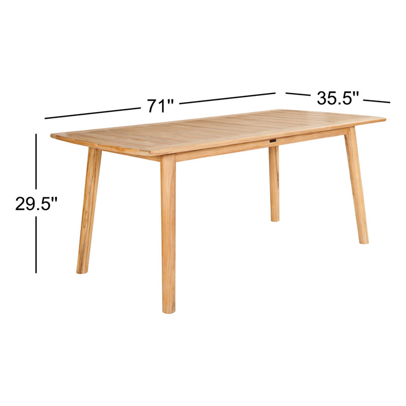 Modurn Outdoor Teak Dining Table