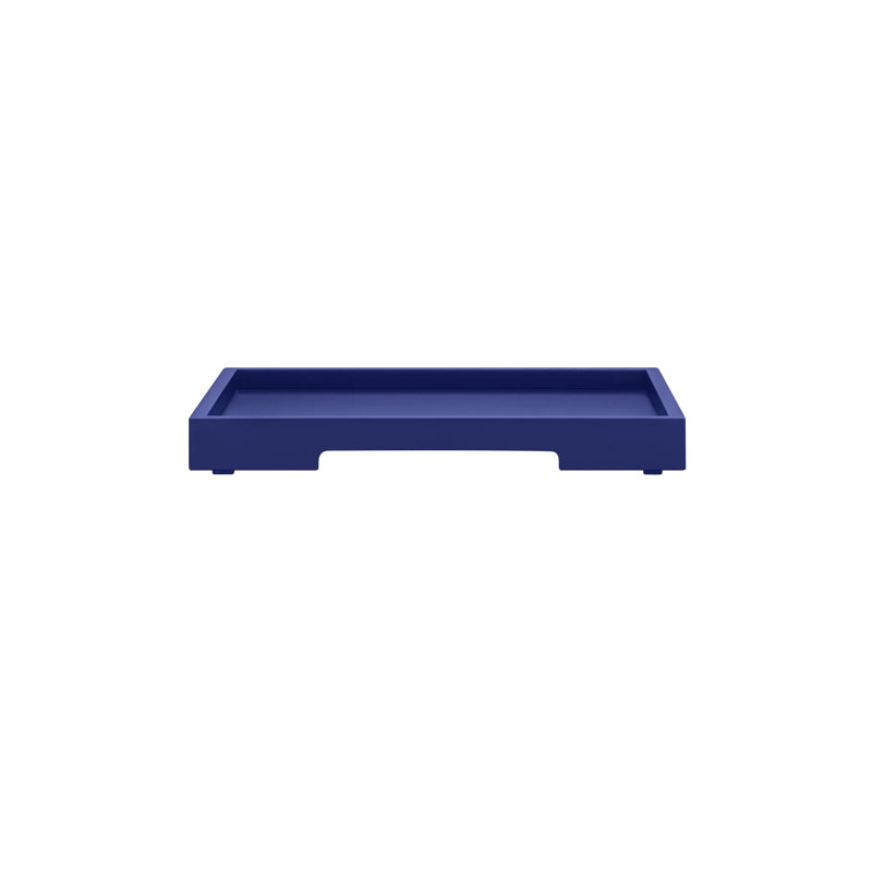 Tray, 3cmH x 24.8cmW x 19.6cmD, Blue