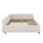 Daybed With Storage And USB, Modern Cloud Bed Frame With 2 Drawers, Linen Upholstered Platform Bed-117562321