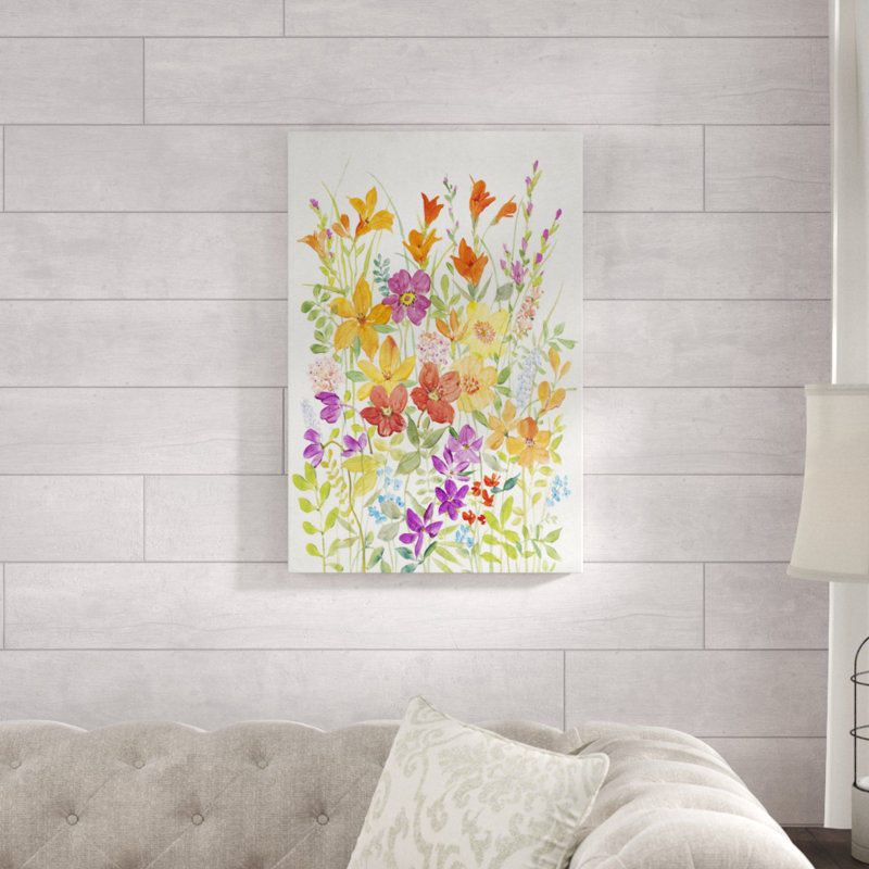 «Hot Summer Mix I», peinture sur toile, H 30 po x l 20 po