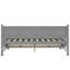 Lit de jour simple avec 2 grands tiroirs, structure en X, lit de jour moderne et rustique