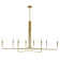 8 - Light Dimmable Modern Linear Chandelier