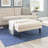 Inwood Square Cocktail Ottoman with Wheels-728329263